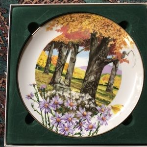 Royal Windsor Porcelain Collector’s Wildflowers of the South Plate